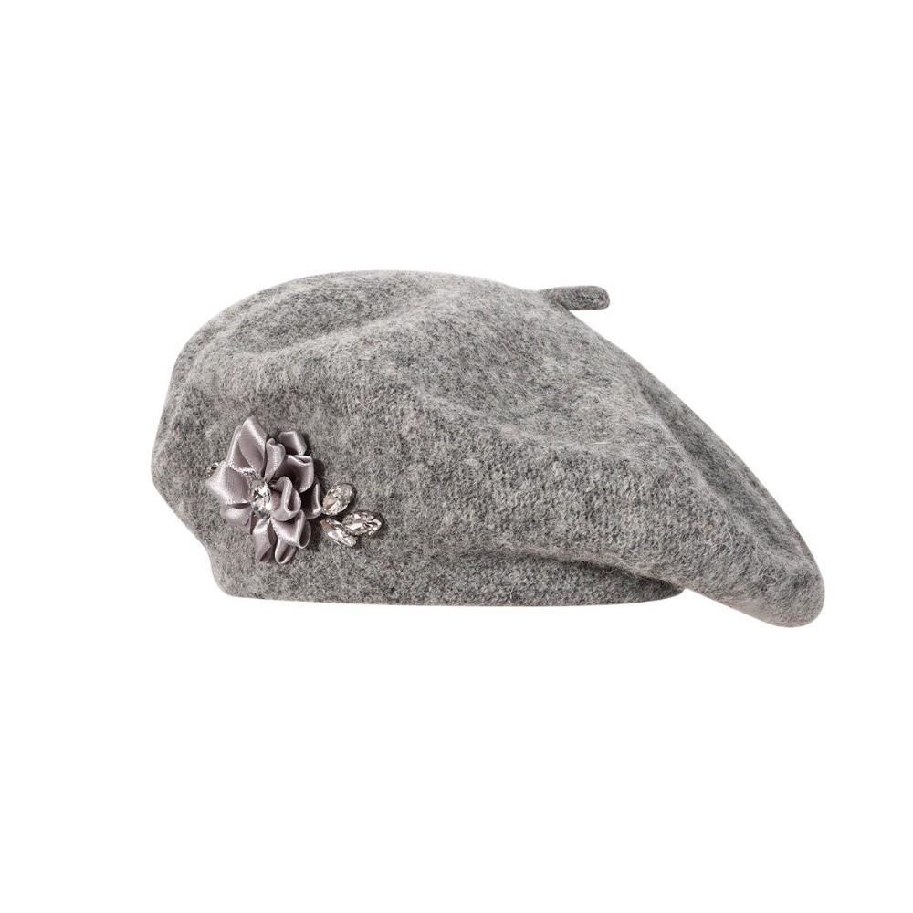 Vintage Solid Color Wool Beret - Beret French Wool 评论和价格