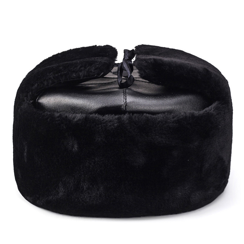 Warm Thick Russian Hat Men Arm - Trapper Hat Ear Flap 评论和价格