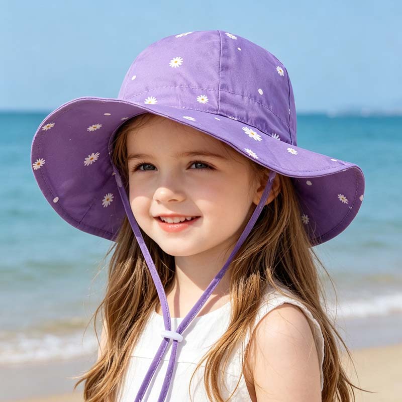 2026 Kids Girl Hats Summer Pri - Bucket Hat Cotton 评论和价格