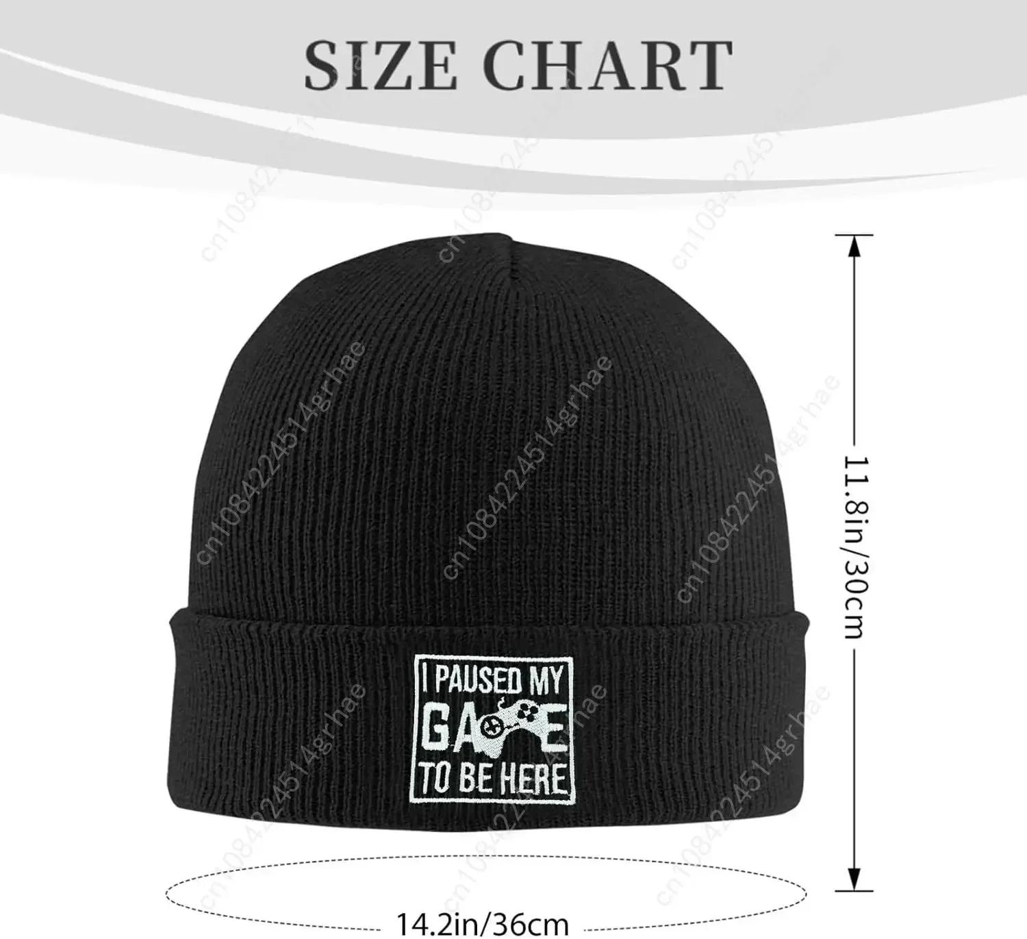 Fish Embroidery Beanie Hat Win - Beanie Cuffed Knit 评论和价格