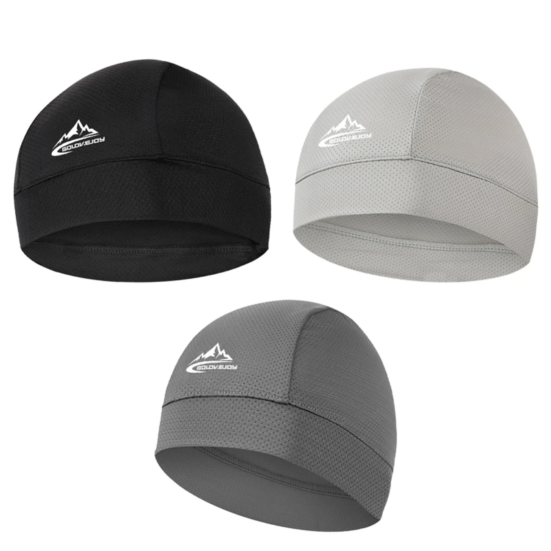 Summer Ice Silk Quick Dry Brea - Skull Cap Helmet Liner 评论和价格