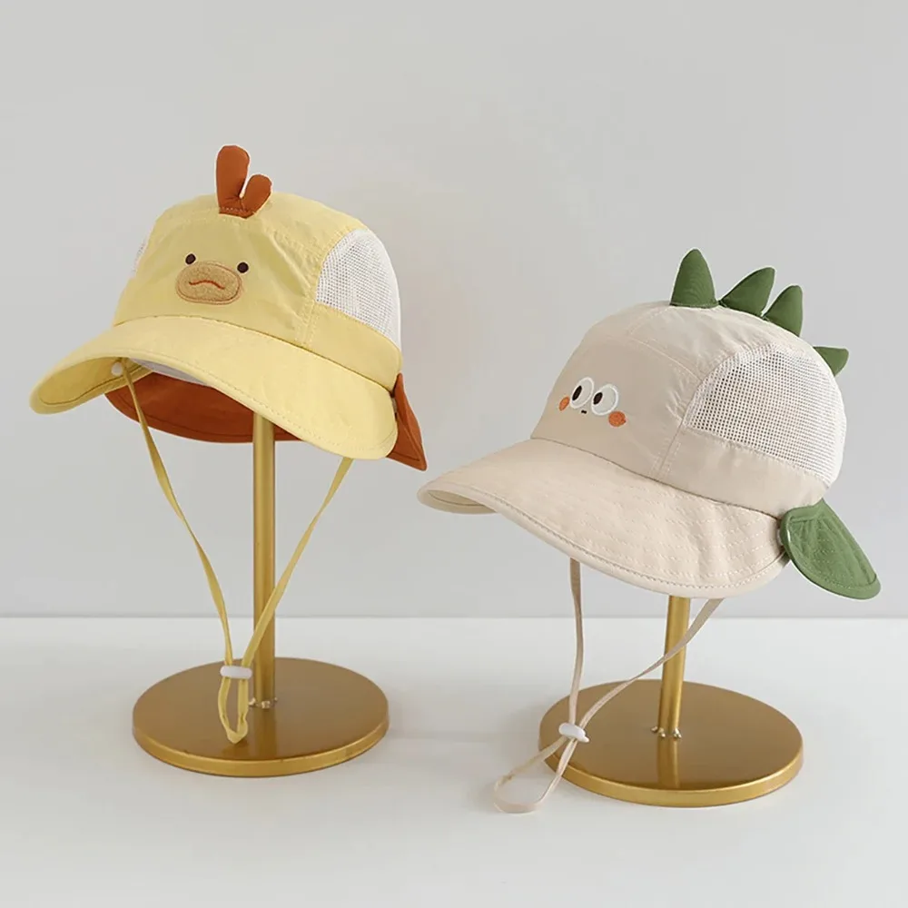 Cute Cartoon Baby Fisherman Ha - Bucket Hat Cotton 评论和价格