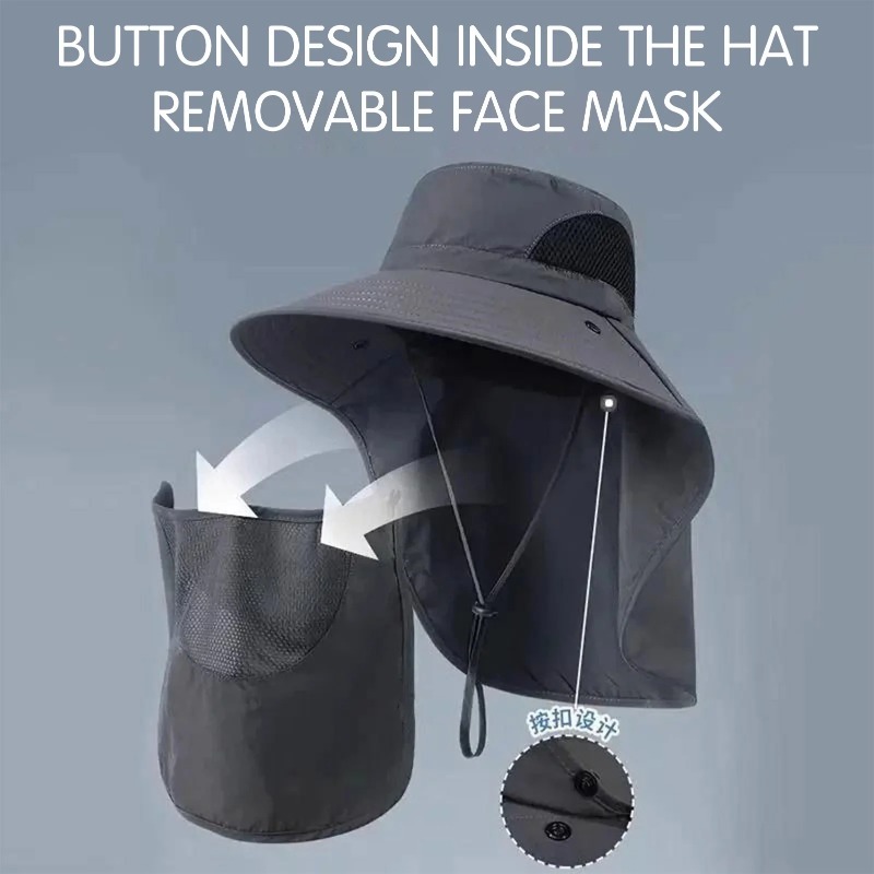 Polyester Sun Fishing Hat With - Sun Hat Wide Brim 评论和价格