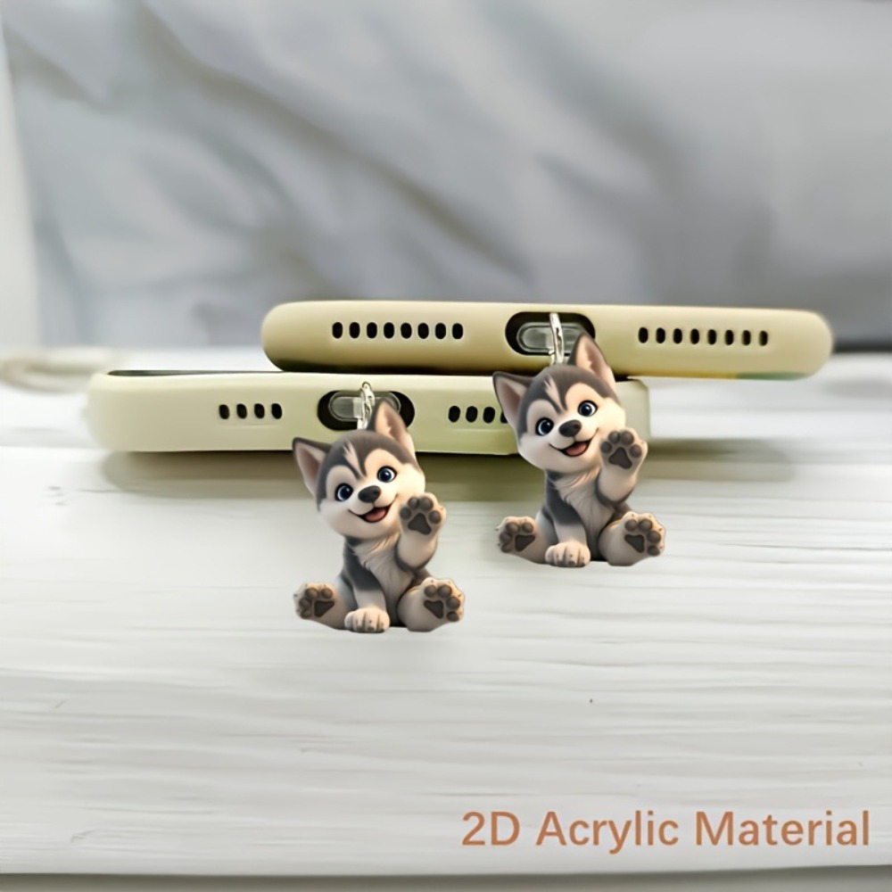 Charming Dog Dust Plug Kawaii  - Snapback Hat Flat 评论和价格