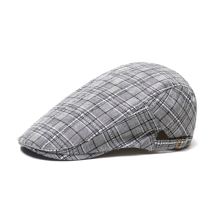 Unisex Cotton Plaid Newsboy Be - Newsboy Cap Ivy 评论和价格