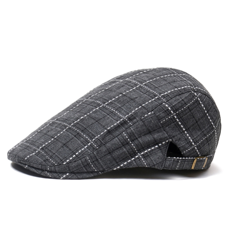 Unisex Cotton Plaid Newsboy Be - Newsboy Cap Ivy 评论和价格