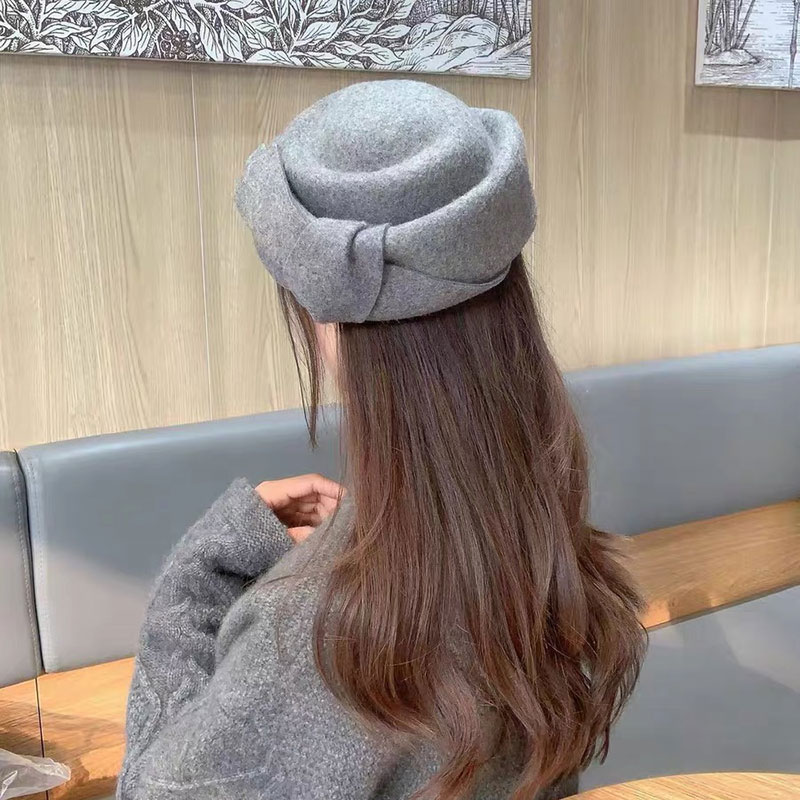 New Classic Wool Felt Beret Wo - Beret French Wool 评论和价格