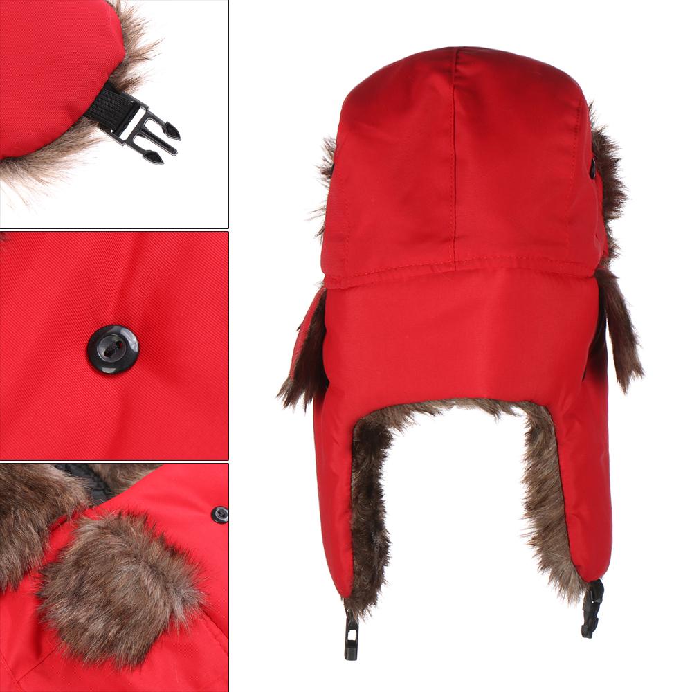 Men Women Fur Trapper Ski Hat  - Winter Trapper Hat 评论和价格