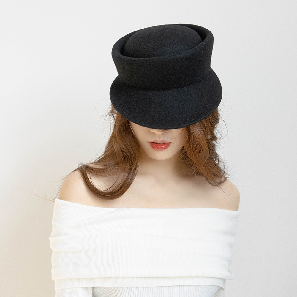 French Style Wool Felt Cap Fas - Beret French Wool 评论和价格