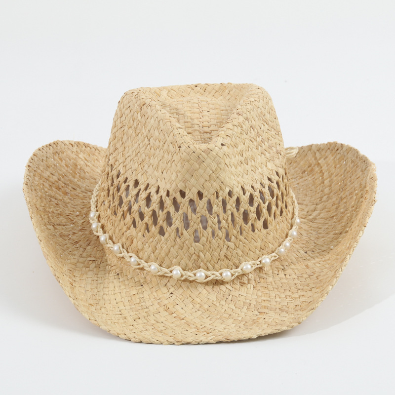 Unisex New Cowboy Straw Hat Ho - Cowboy Hat Straw 评论和价格