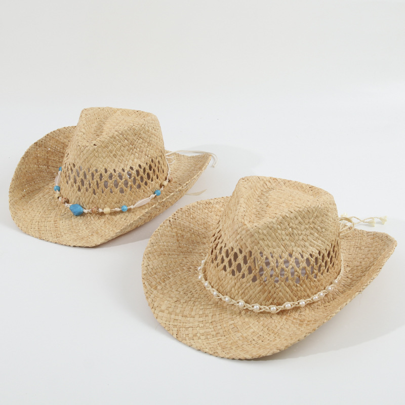 Unisex New Cowboy Straw Hat Ho - Cowboy Hat Straw 评论和价格