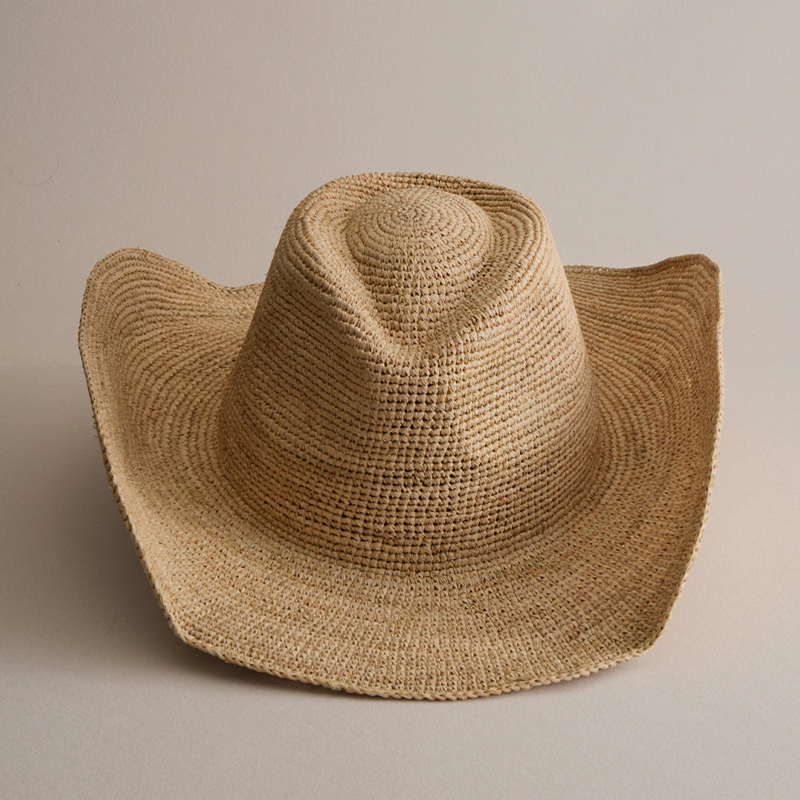Premium Raffia Straw Hat Luxur - Cowboy Hat Straw 评论和价格