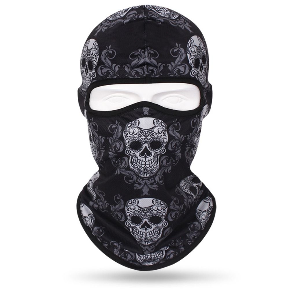 Helmet Liner Skull Print Wind  - Skull Cap Helmet Liner 评论和价格